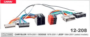 Переходник для магнитол Chrysler, Jeep, Dodge Carav 12-208