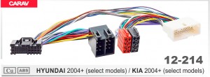 Перехідник для магнітол KIA, Hyundai Carav 12-214