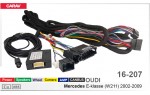Перехідник для магнітол 9", 10.1" Mercedes E-klasse Carav 16-207 Перехідник для магнітол 9", 10.1" Mercedes E-klasse Carav 16-207