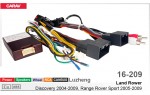 Переходник для магнитол 9", 10.1" Land Rover Discovery, Range Rover Sport Carav 16-209