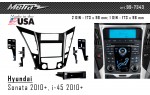 Перехідна рамка Hyundai Sonata (YF) Metra 99-7343 Перехідна рамка Hyundai Sonata (YF) Metra 99-7343
