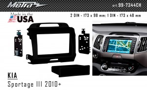 Переходная рамка KIA Sportage Metra 99-7344CH