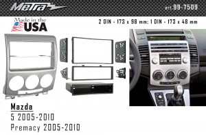 Переходная рамка Mazda 5 Metra 99-7509