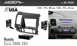 Переходная рамка Honda Civic Metra 99-7816G