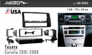 Переходная рамка Toyota Corolla Metra 99-8204