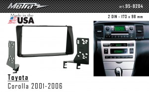 Перехідна рамка Toyota Corolla Metra 95-8204