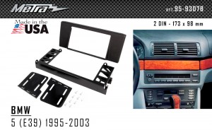 Переходная рамка BMW 5 Series (E39) Metra 95-9307