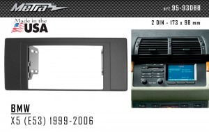 Переходная рамка BMW X5 (E53) Metra 95-9308B