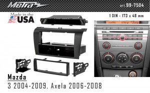 Переходная рамка Mazda 3 Metra 99-7504