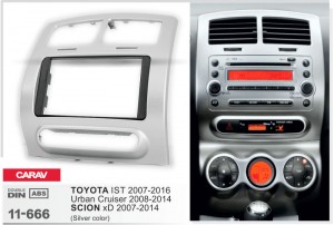 Переходная рамка Toyota Urban Cruiser, Scion xD Carav 11-666