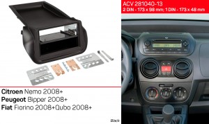 Переходная рамка Peugeot Bipper ACV 281040-13