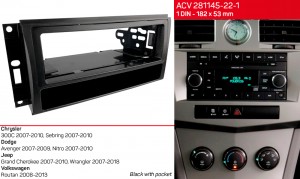 Переходная рамка Chrysler, Dodge, Jeep ACV 281145-22-1