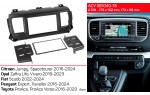 Переходная рамка Citroen Jumpy, Spacetourer, Opel Zafira Life, Vivaro, Peugeot Expert, Traveller, Toyota ProAce ACV 381040-18