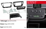 Перехідна рамка Volkswagen Up!, Skoda Citigo, Seat Mii ACV 381320-36-1