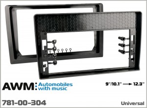 Універсальна рамка для переходу з 9" або 10.1" на 12.3" AWM 781-00-304
