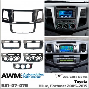 Переходная рамка Toyota Hilux, Fortuner AWM 981-07-079