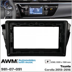 Перехідна рамка Toyota Corolla AWM 981-07-091