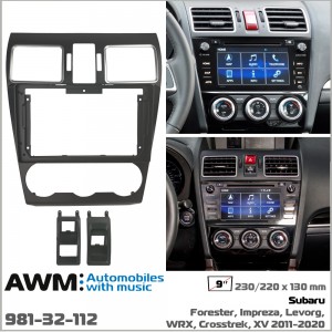 Переходная рамка Subaru Forester, Impreza, Levorg, WRX, Crosstrek, XV AWM 981-32-112