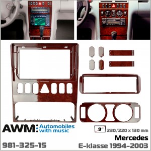 Переходная рамка Mercedes E-klasse (W210) AWM 981-325-15