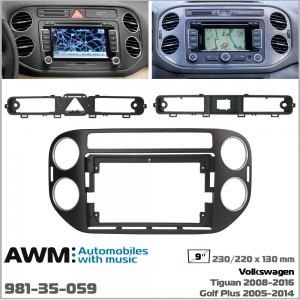 Переходная рамка Volkswagen Tiguan, Golf Plus AWM 981-35-059