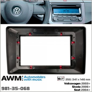 Переходная рамка Volkswagen, Skoda, Seat AWM 981-35-068