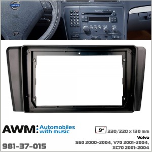 Переходная рамка Volvo S60, V70, XC70 AWM 981-37-015