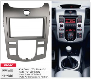 Переходная рамка KIA Cerato, Forte Carav 11-146