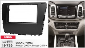 Переходная рамка SsangYong Rexton, Musso Carav 11-789