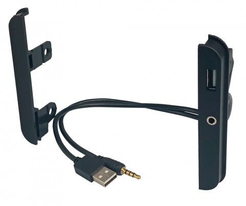 Переходная рамка Toyota с USB и AUX удлинителем Carav 11-912