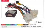 Перехідник для магнітол 9", 10.1" Subaru Carav 16-140 Перехідник для магнітол 9", 10.1" Subaru Carav 16-140