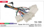 Переходник для магнитол 9", 10.1" Toyota Carav 16-188