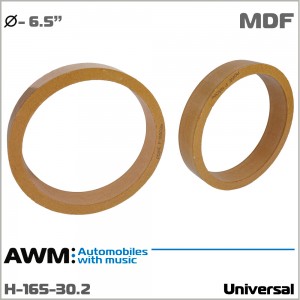 Проставки для динамиков 165 мм / 6.5" универсальные AWM H-165-30.2
