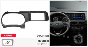 Перехідна рамка Hyundai i10 Carav 22-068