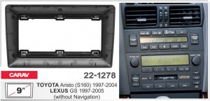 Переходная рамка Lexus GS Carav 22-1278