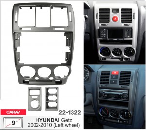 Переходная рамка Hyundai Getz Carav 22-1322