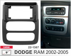 Перехідна рамка Dodge RAM Carav 22-1387