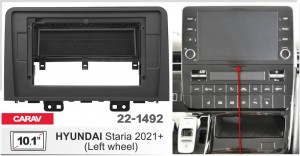 Переходная рамка Hyundai Staria Carav 22-1492