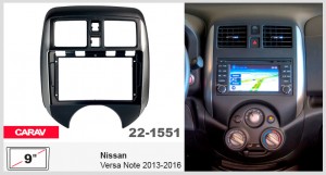 Переходная рамка Nissan Versa Note Carav 22-1551