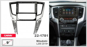 Переходная рамка Mitsubishi L200 Carav 22-1781