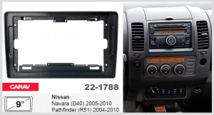 Переходная рамка Nissan Navara, Pathfinder Carav 22-1788