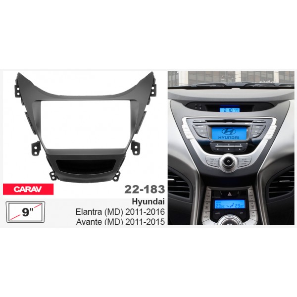 Перехідна рамка Hyundai Elantra, Avante Carav 22-183