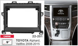 Переходная рамка Toyota Alphard Carav 22-201