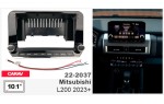 Переходная рамка Mitsubishi L200 Carav 22-2037