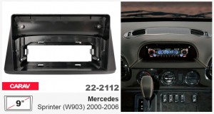 Переходная рамка Mercedes Sprinter Carav 22-2112