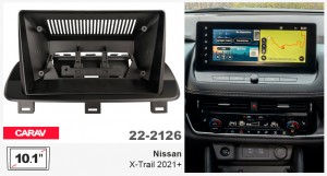 Переходная рамка Nissan X-Trail Carav 22-2126