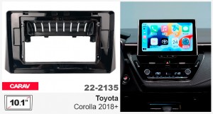 Переходная рамка Toyota Corolla Carav 22-2135