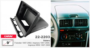 Переходная рамка Subaru Forester, Impreza, Impreza WRX Carav 22-2203
