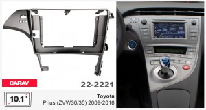 Переходная рамка Toyota Prius Carav 22-2221
