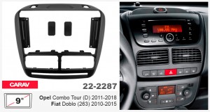 Переходная рамка Opel Combo, Fiat Doblo Carav 22-2287