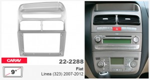 Переходная рамка Fiat Linea Carav 22-2288
